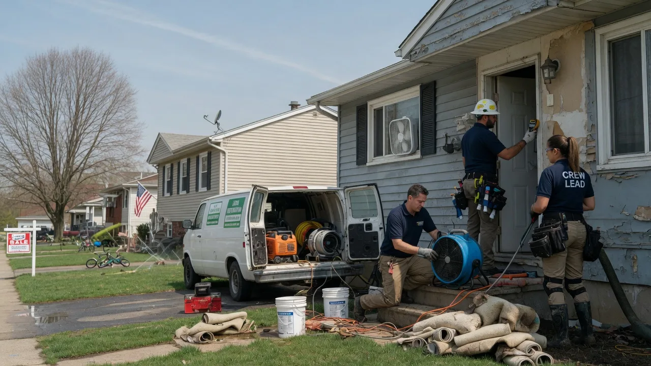 Flood Cleanup in Shirley, IL near me