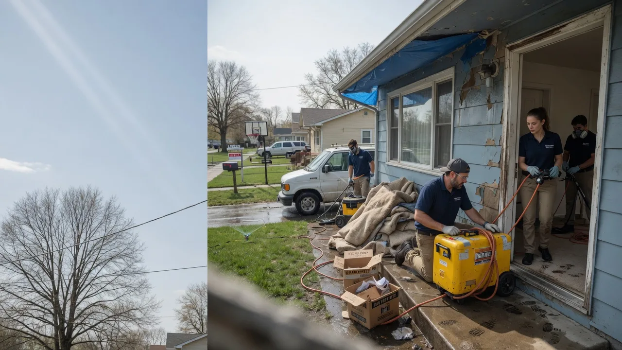 Basement Flood Cleanup in Shirley, IL near me